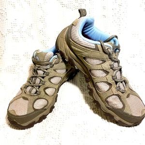 Barely Worn Merrell Women Hilltop Aluminum Dream Blue Hiking Trail Shoes US 8